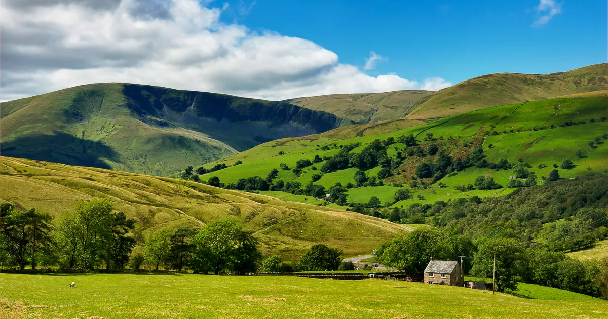 Welsh countryside landscape